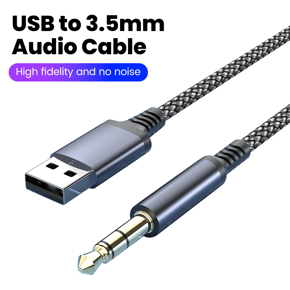 Laptop Accessories Headphones - Usb A à 3.5mm Jack mâle