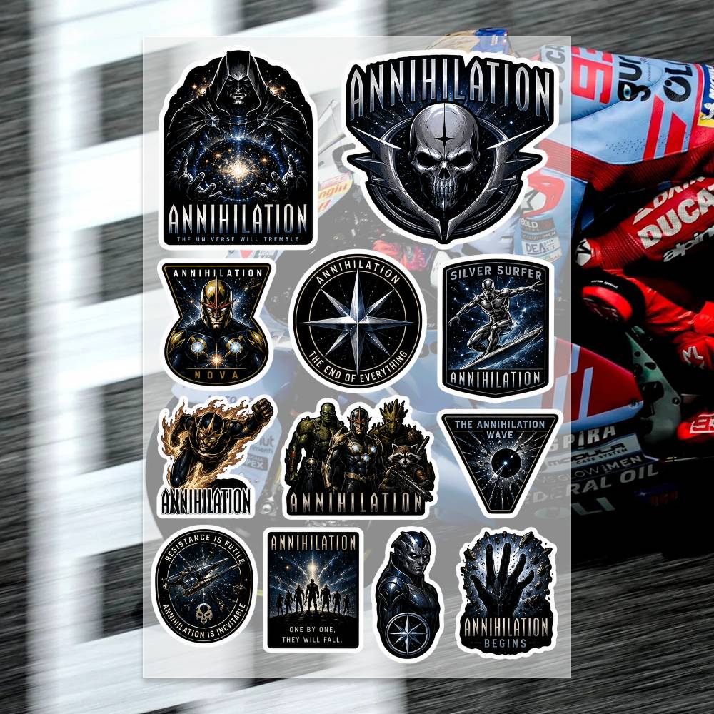 Laptop Accessories Wallpaper - Autocollants A-nnihilation pour moto, autocollant pour
