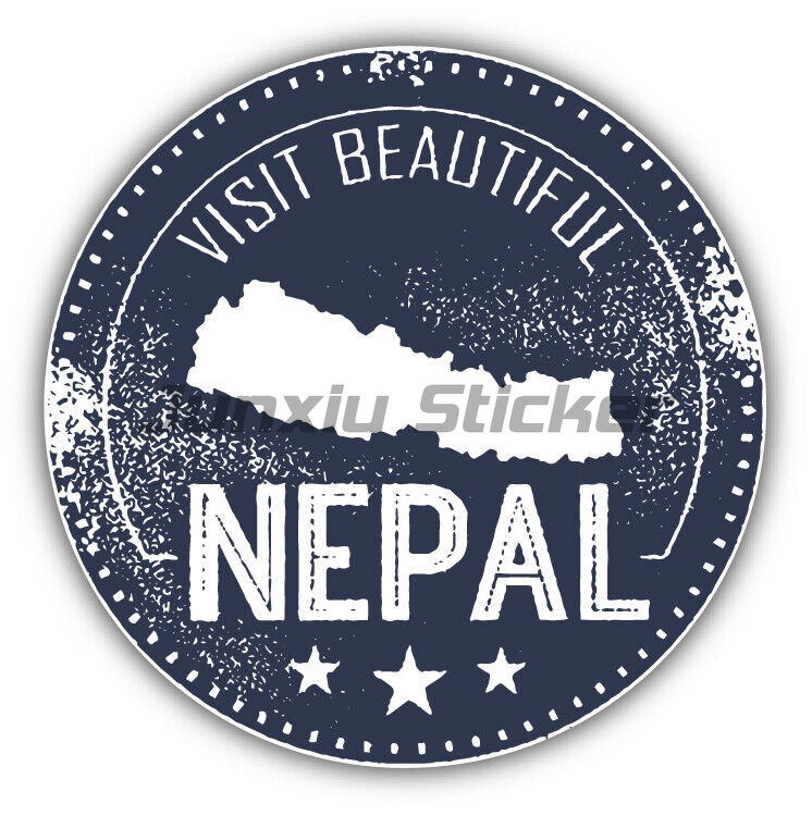 Laptop Accessories Nepal - Autocollant en vinyle PVC drapeau du