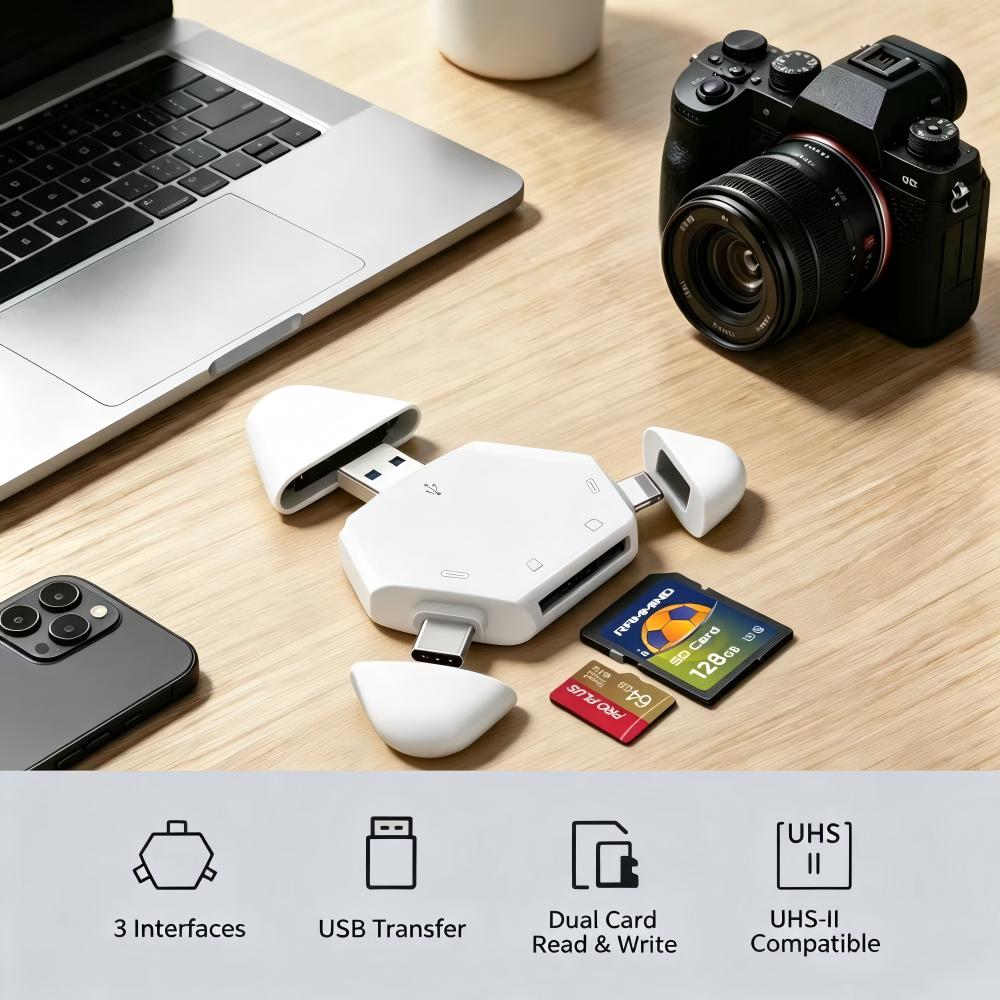 Laptop Accessories Distributor - Lecteur de carte mémoire 3 en