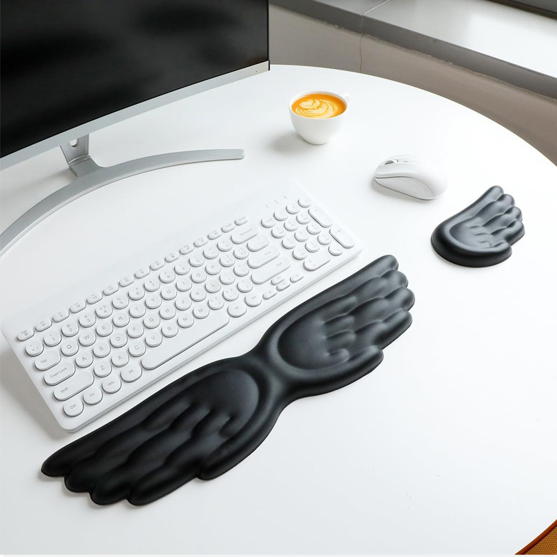 Laptop Accessories Distributor - Clavier souris repose-poignet aile d'ange mousse
