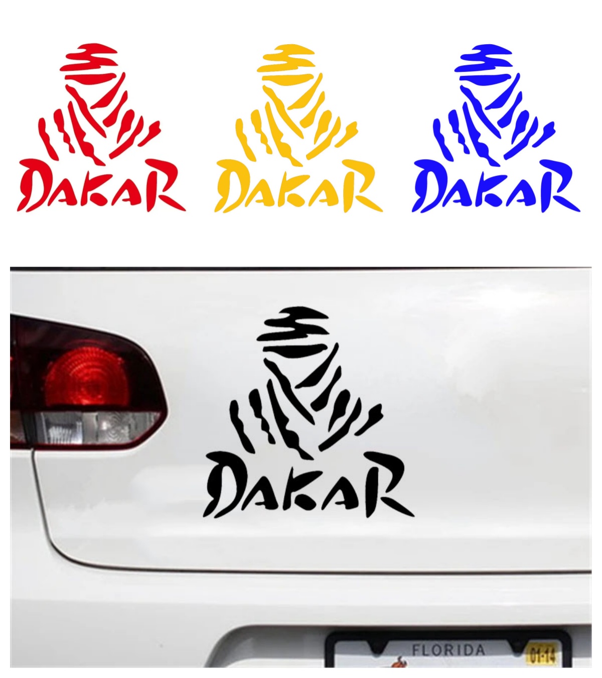 Laptop Accessories Ideas - Autocollant de moto de voiture DAKAR
