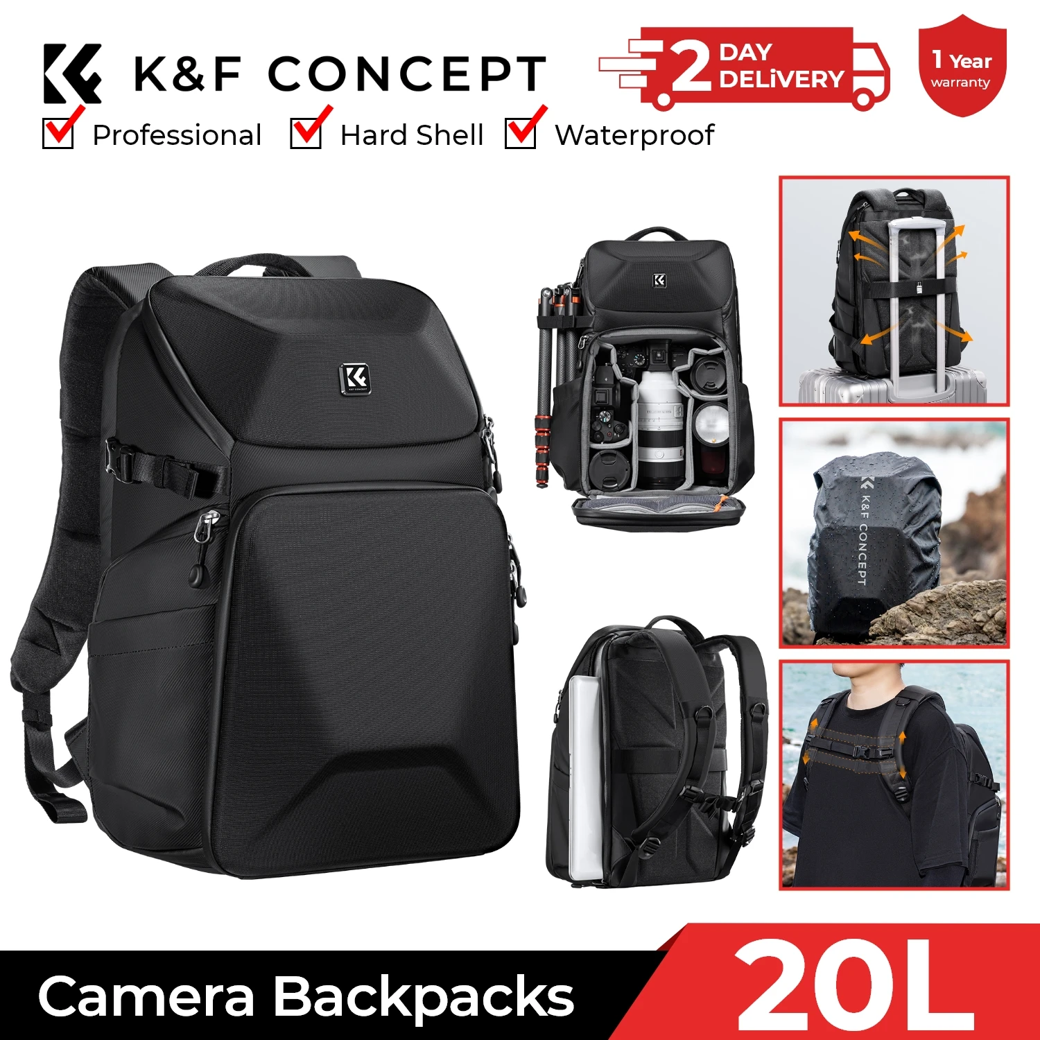 Sac à dos pour appareil photo  - Laptop Bag Waterproof avis et prix