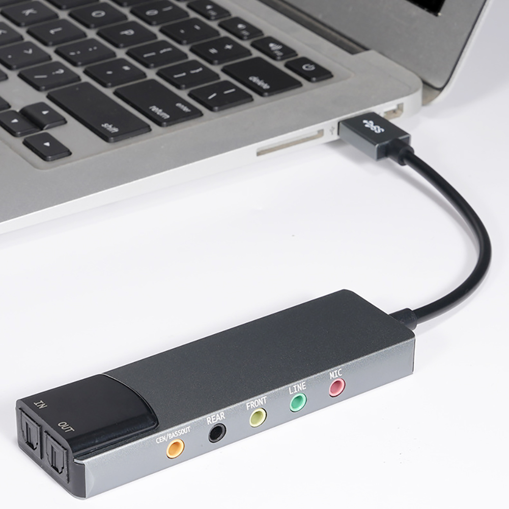 Carte son optique USB externe  - Laptop Accessories Headphones avis et prix
