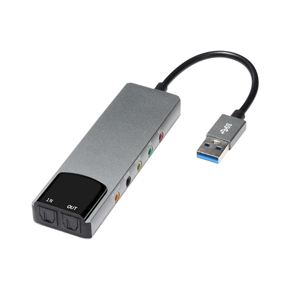 Carte son optique USB externe  - Laptop Accessories Headphones avis et prix