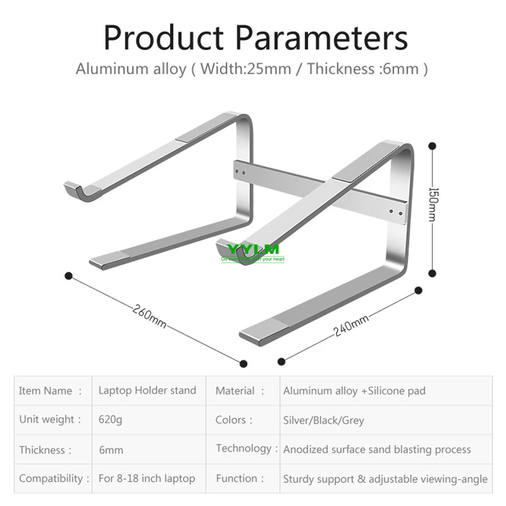 Support en aluminium pour ordi - Laptop Accessories Distributor avis et prix