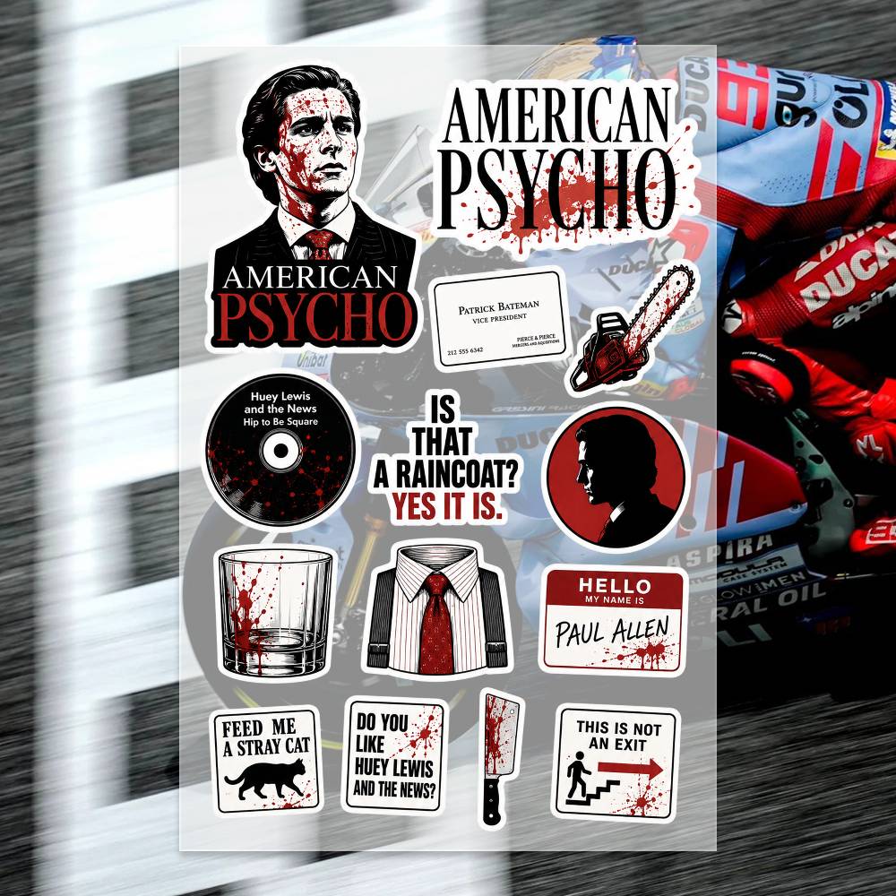 Autocollants A-merican P-sycho - Laptop Accessories Wallpaper avis et prix