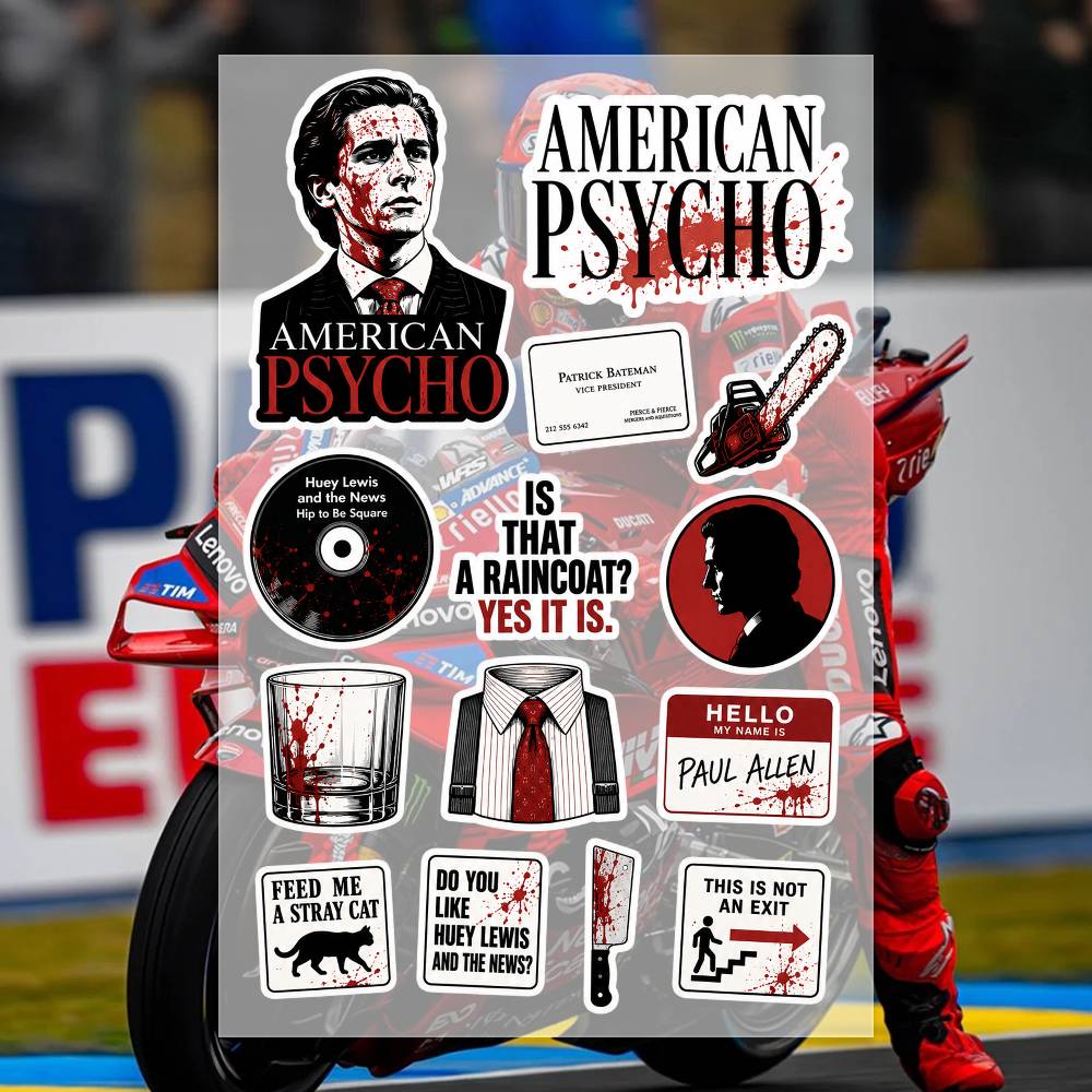 Autocollants A-merican P-sycho - Laptop Accessories Wallpaper avis et prix