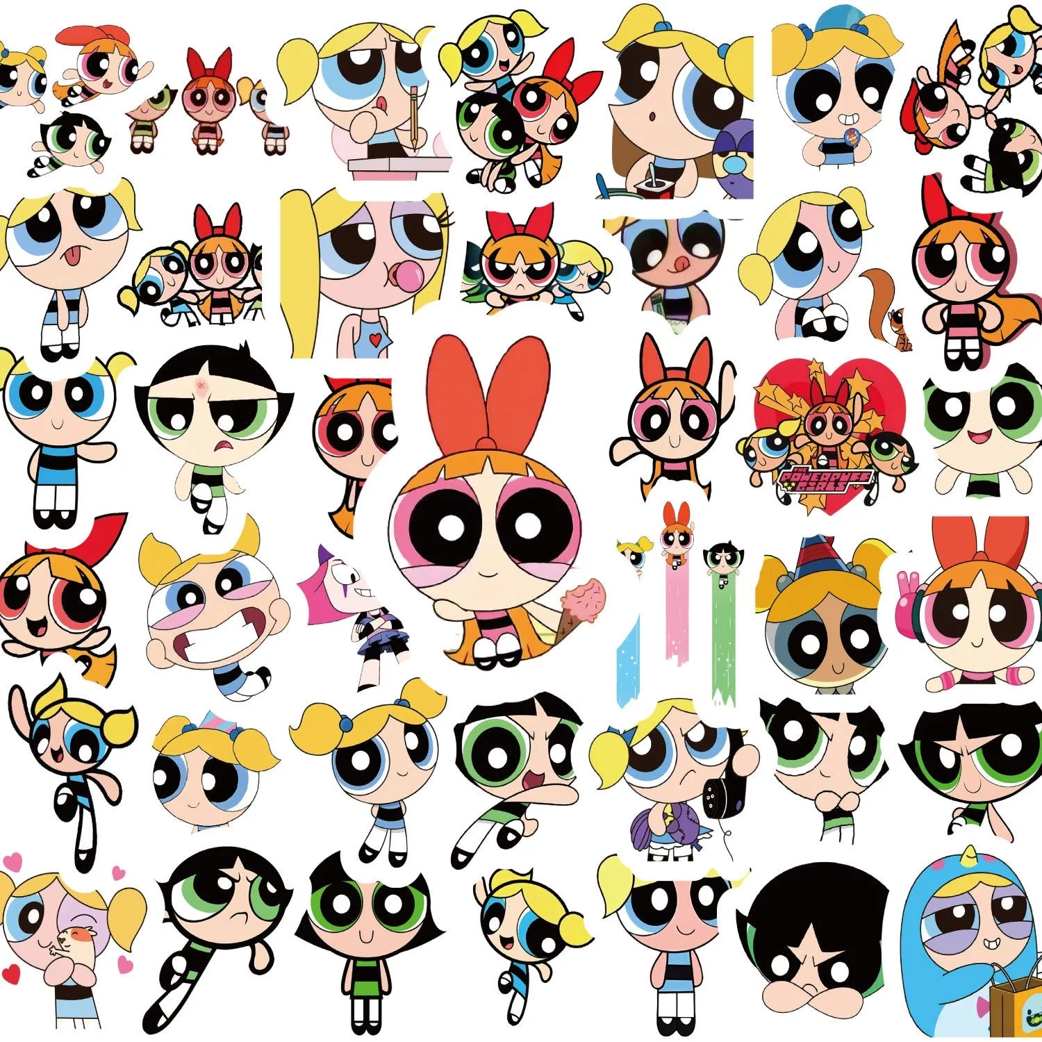 100 autocollants Powerpuff Gir - Laptop Bag Waterproof avis et prix
