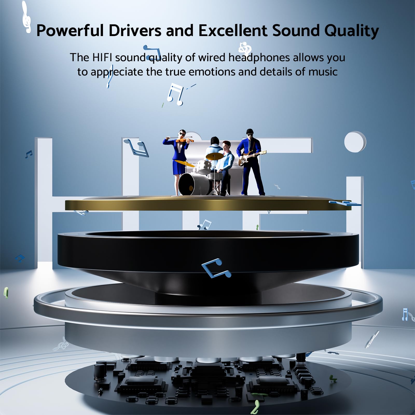 Écouteurs HiFi Surround, son s - Laptop Accessories Headphones avis et prix