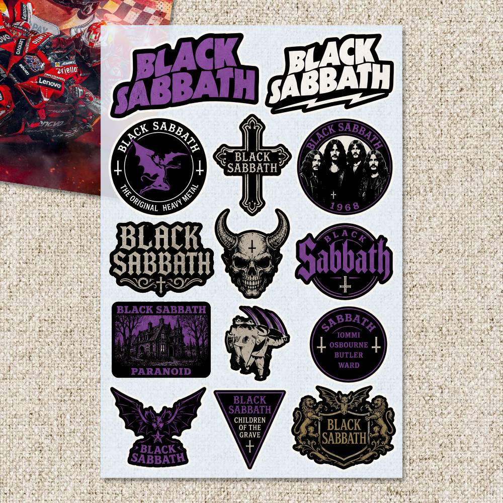 Autocollants B-LACK S-ABBATH p - Laptop Accessories Wallpaper avis et prix