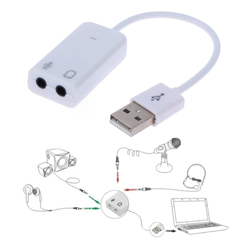 Adaptateur 2.0 3D 7.1 5HV2 USB - Laptop Accessories Headphones avis et prix