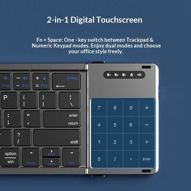 Clavier Bluetooth sans fil pli - Laptop Accessories Holder avis et prix